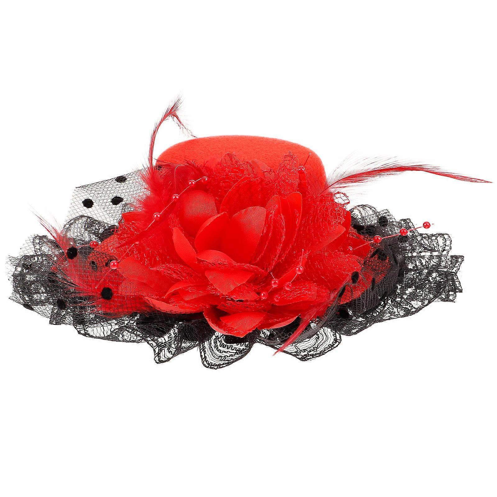 Fascinator Mini Hat for Decoration Small Top Hat Accessory