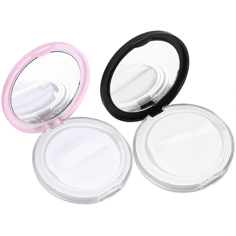 Reusable Makeup Sponge Case with Powder Puff for Storage 2Sets Pack