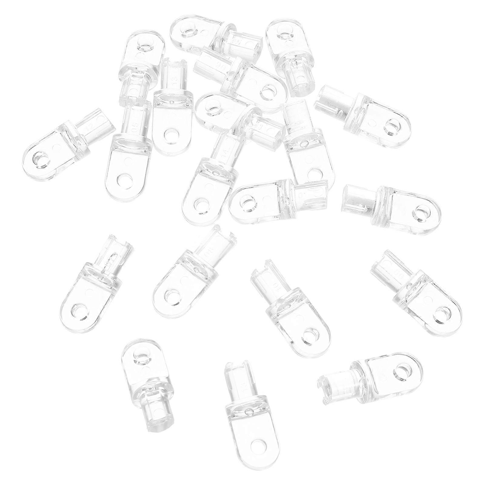 Plastic Clear Blind Wand Tip Replacement Hardware for Blinds 20Pcs