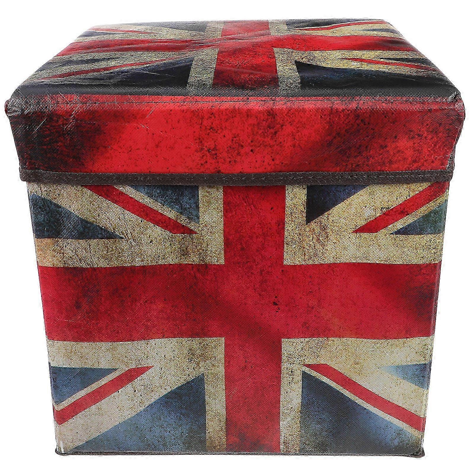 1Pc Retro Box Decorative Case Folding Clothing Box