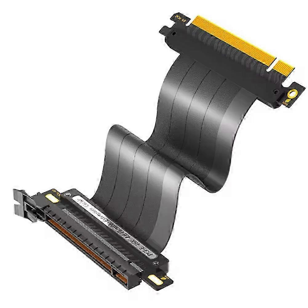 PCIE 4.0 Extension Cable PCIE 4.0 X16 Extender Riser Cable High Shielding Property Efficient compatible with Gr