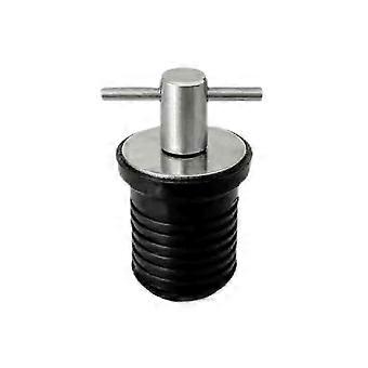 Adjustable T-Handle Twist-in Boat Drain Plug Bung Socket 25mm