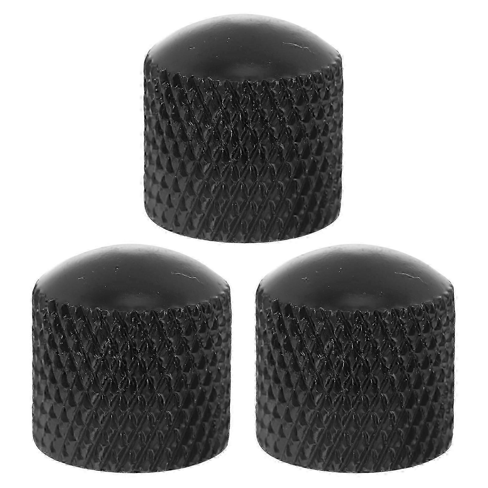 3Pcs Electric Guitar Bass Volume Knobs Creative Metal Volume Knobs Guitar Bass Accessories