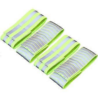 Sports Wristband Reflective Band for Running 4Pcs with Safety Straps