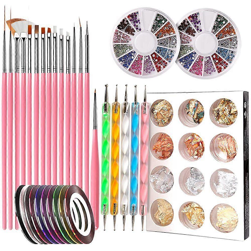 Nail set (brush + accessories)make up