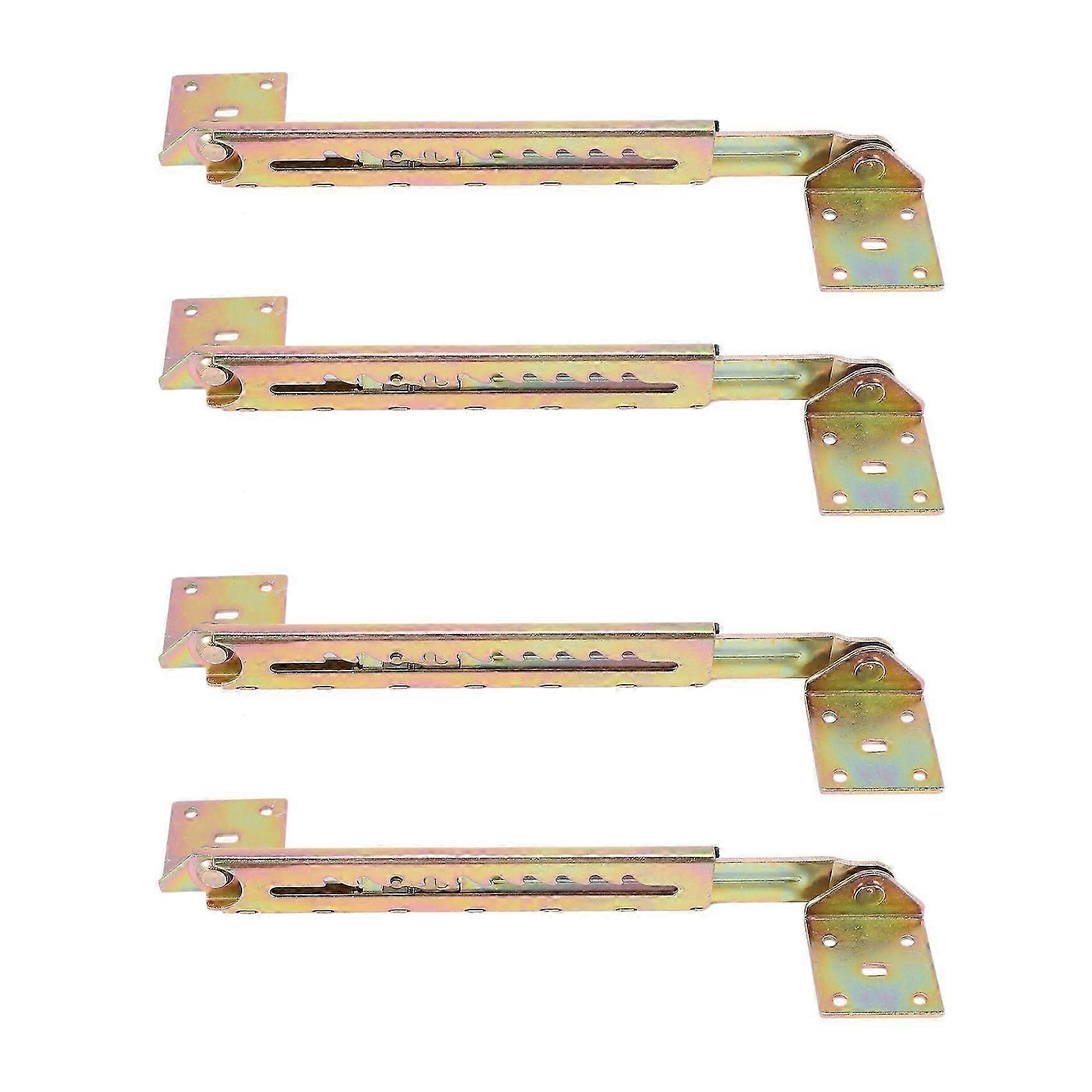 2 Pair Angle Lifting Rod Desk 10 Gear Adjusting Hinge Angle Hinge WITH Bracket
