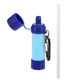 Outdoor Personal Drinking Water Filtering Tools Survival Water Filter with Straw Emergency Direct Drinking Purifier