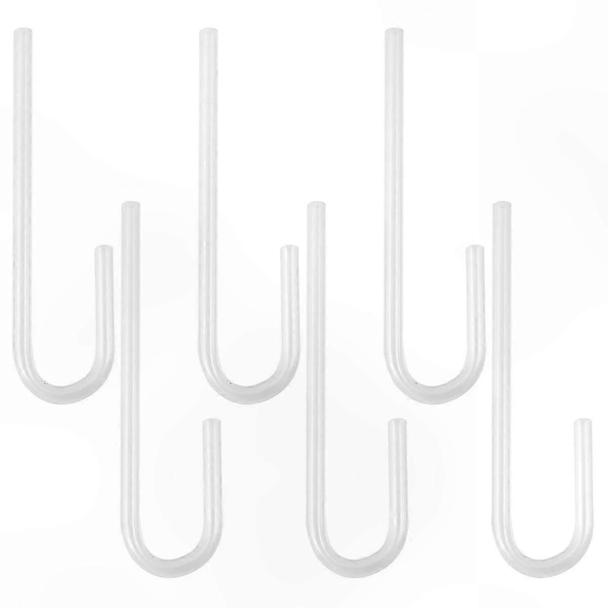 6st U-formad akrylrör för CO2 akvariumsystem diffusor setup 527