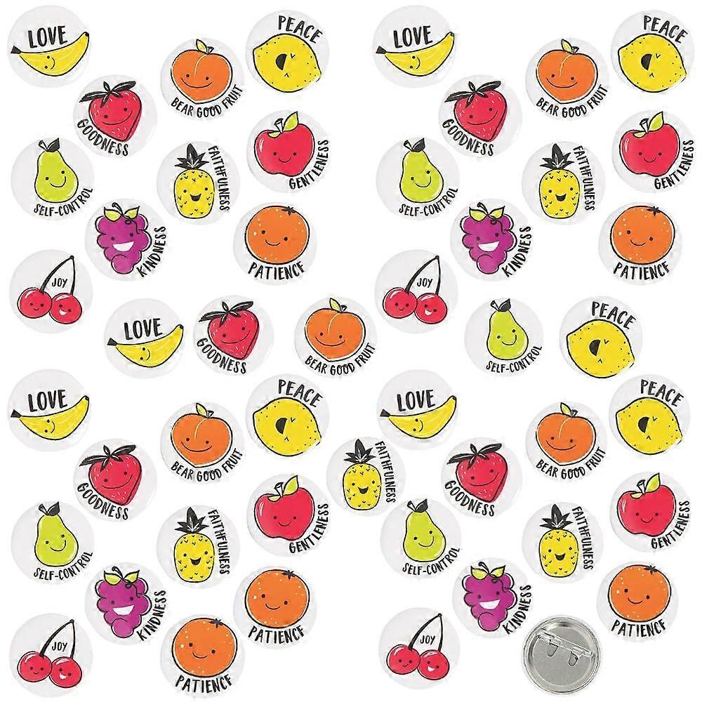 Lot de 48 mini-pins chrétiens - Badges religieux pour enfants | Design inspiré de la Bible | Parfait pour l'école du dimanche, les événements religieux et la fête d'automne | Idéal pour les écoles bibliques de vacances