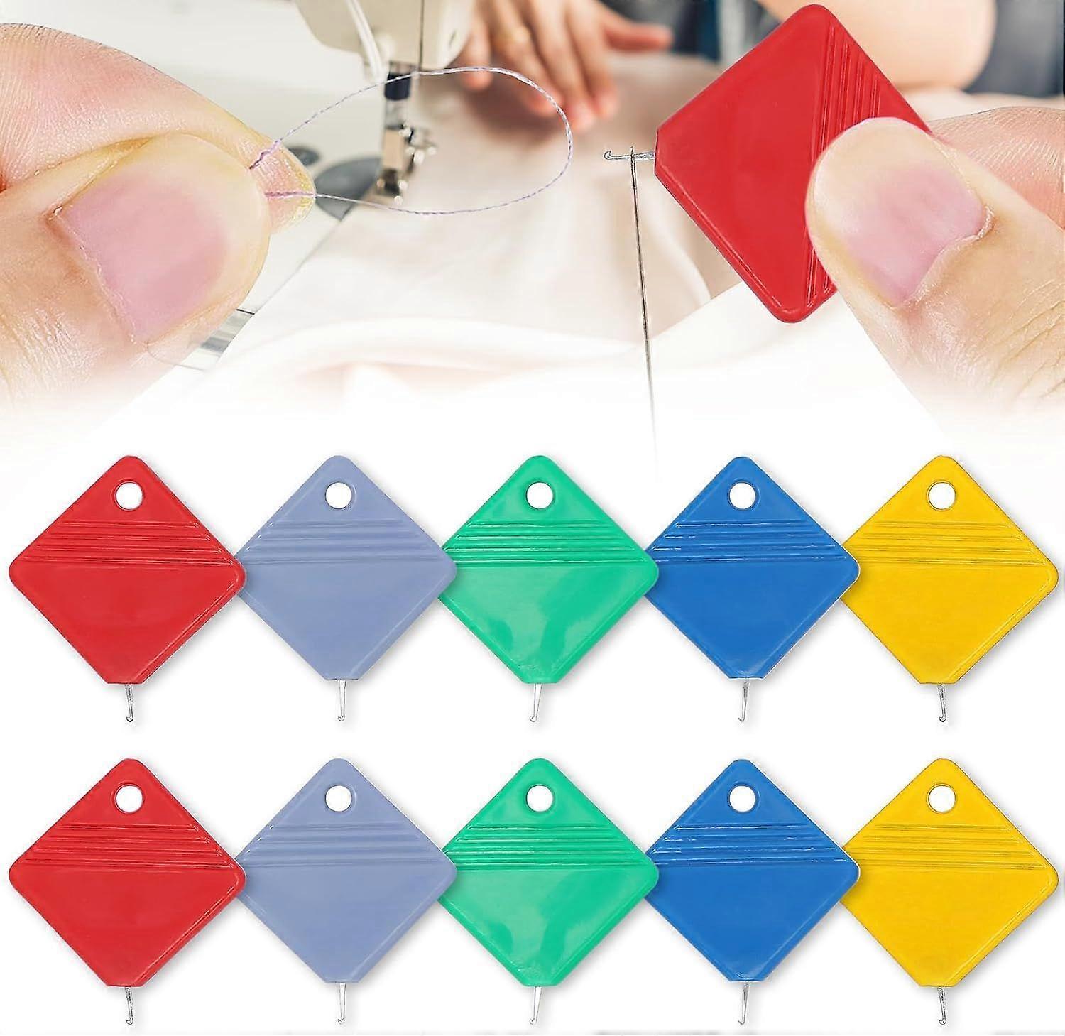 Needle Threader 10 Pack  Automatic Hand Sewing Needle Threader for Small Eye Needles, Easy Threading Tool