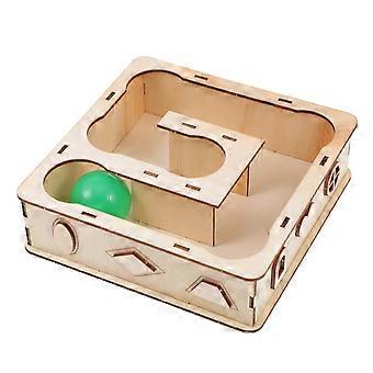 Labyrinth-Spielzeug aus Holz für Hamster zur Bewegung von Haustieren mit verschiedenen Farben