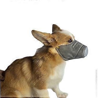 Adjustable Anti-Rebound Pet Muzzle Anti-Haze Dog Mouth Mask Blocks Car Exhaust Pollen