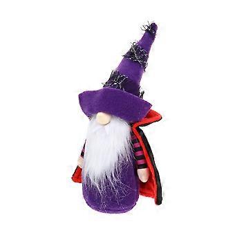 1 st Rudolph Bat Ansiktslös Docka Halloweendekoration Gnome Mantel Ornament