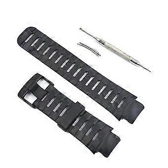 2026 1set Soft Rubber Watch Band Metal Buckle Wrist Strap For Suunto X-lander Smart Watch Accessories Kit-hhny
