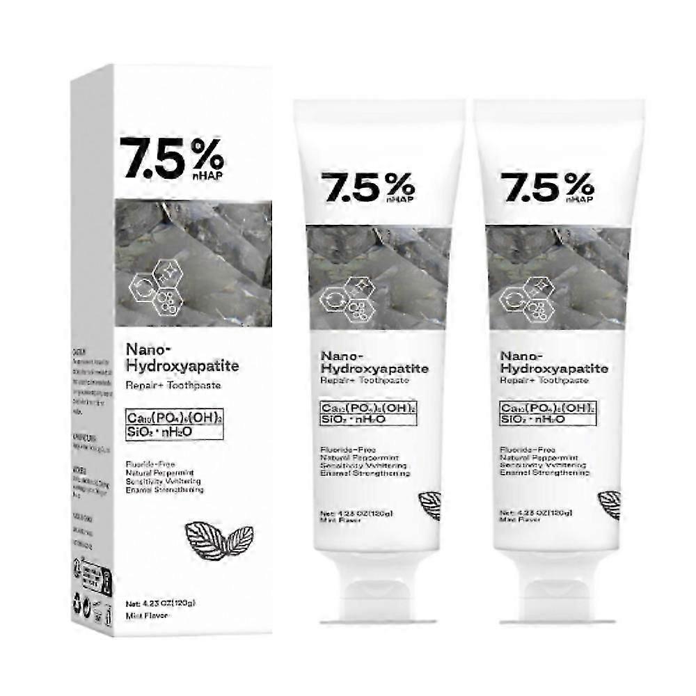 1-3x 7.5% Hap Nano-Hydroxyapatite Toothpaste Remove Deep Clean For Sensitive Teeth