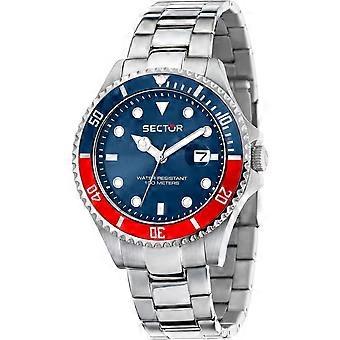 Sector 230 Edelstahl Blaues Zifferblatt Quarz R3253161057 100M Herrenuhr