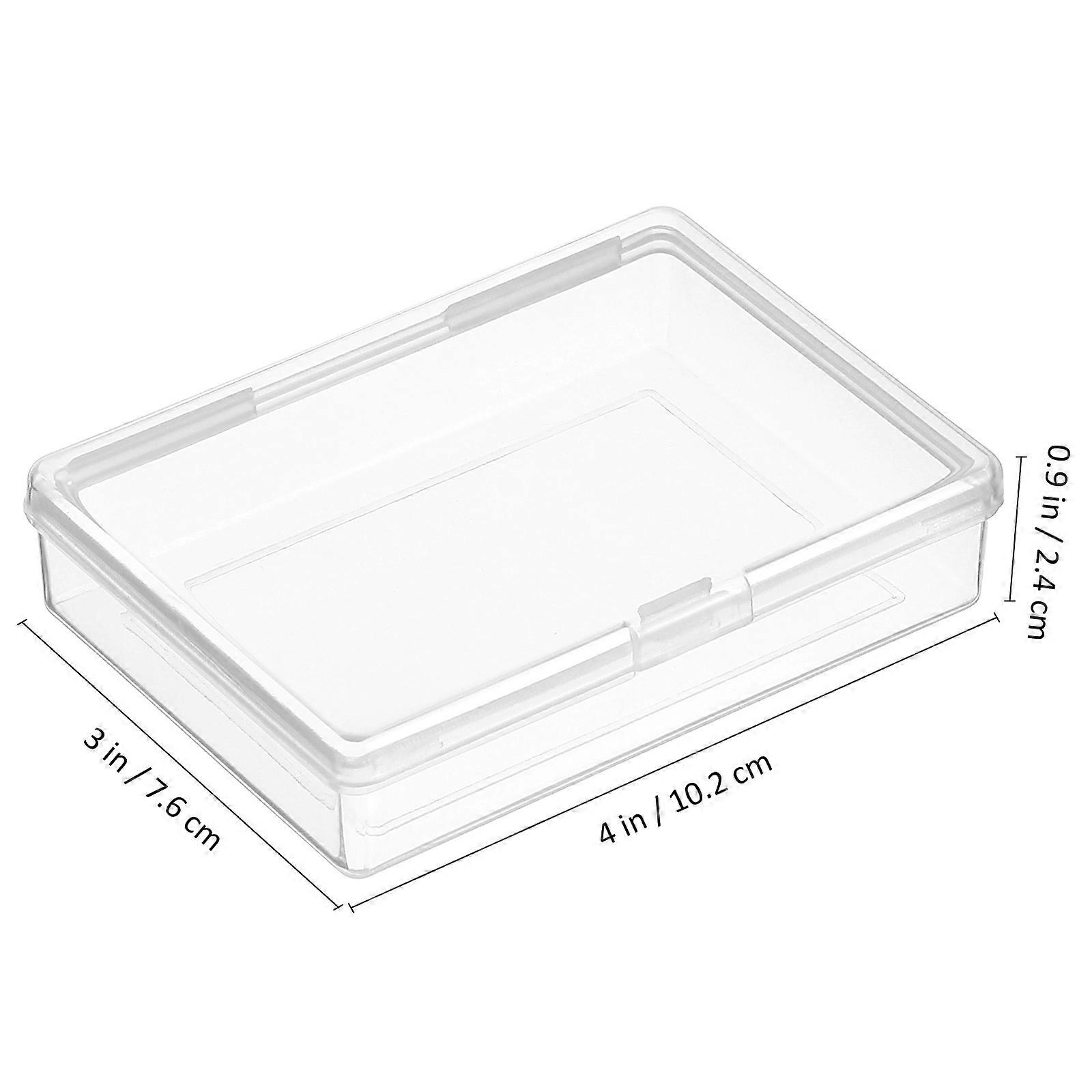 Small Storage Containers for Playing Card Organization with 8 Transparent Boxes