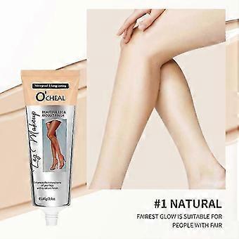 Leg Makeup Waterproof No Transfer, Leg Vein Cover Up, Long Lasting Waterproof Leg And Body Scar Tattoo Cover Up, Full Coverage, Light, Easy Applicatio