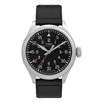 Timex Waterbury Ace 41mm Armbanduhr mit Lederarmband TW2Y70400