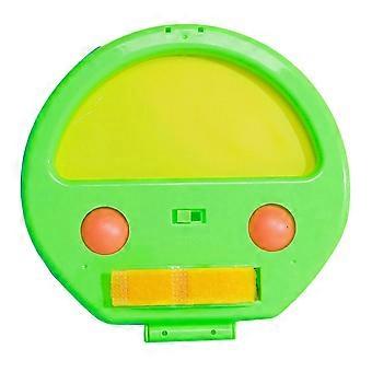 Kids Toss and Catch Paddle Game Disc Sensory Toy for Outdoor Fun Game Children's Educational Throwing Paddle with Sphere Black
