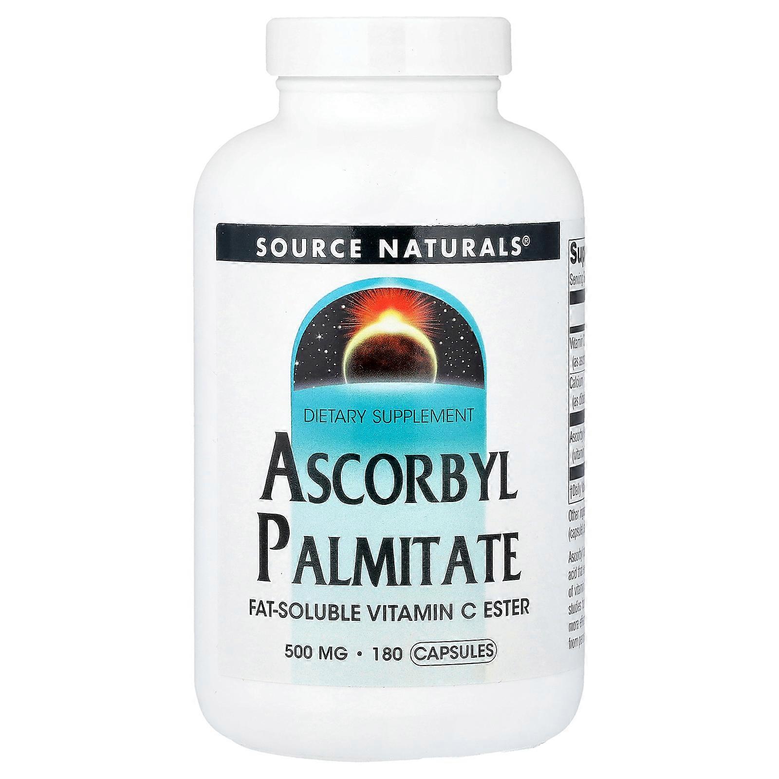 Source Naturals, Ascorbyl Palmitate, 180 Capsules