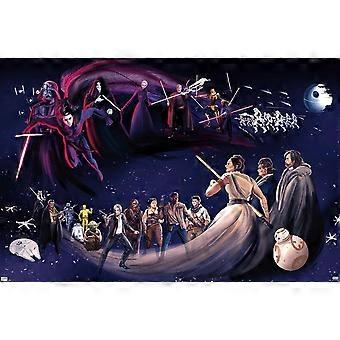 Star Wars: Saga Mural by Zi Xu Jigsaw Puzzles DDA975