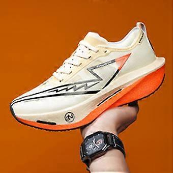 Breathable Mesh Running Shoes for Men and Women, Lightweight Lace-Up Marathon Athletic Sneakers