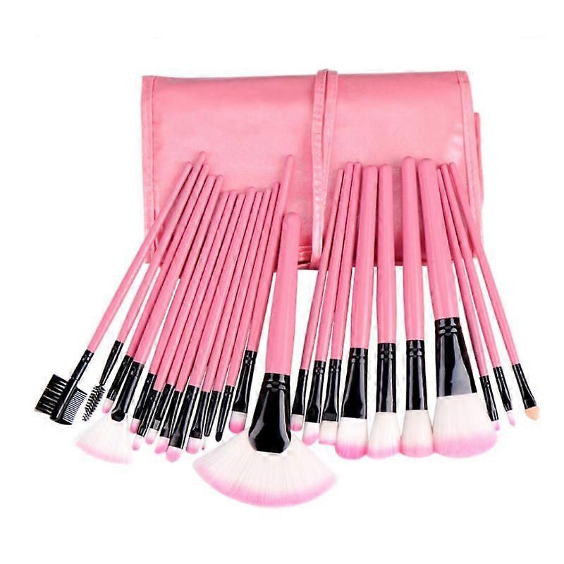 Barsinfi 24 pcs Makeup Brush Sets Professional Cosmetics Brushes Make Up Tools