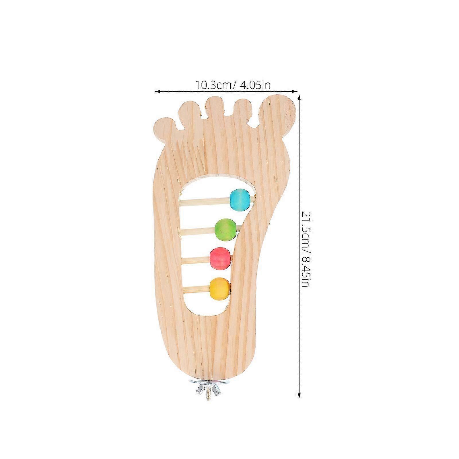 Wood Parrot Stand Bird Perch Platcompatible withm compatible with Interactive Play