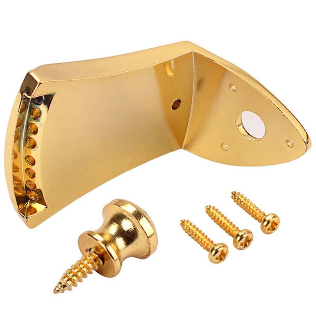 Metal Triangle Mandolin Tailpiece with Durable Construction for Easy String Change Replacement
