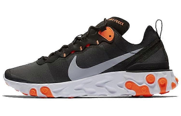 Nike React Element 55 Noir Gris Froid Orange Total BQ6166-006