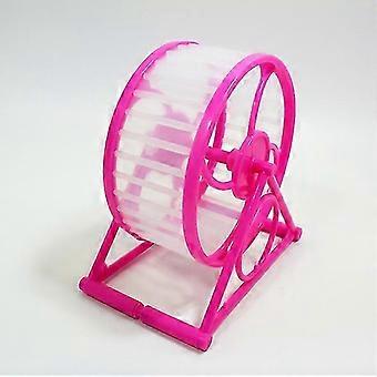 Roue d'exercice silencieuse en plastique pour hamster