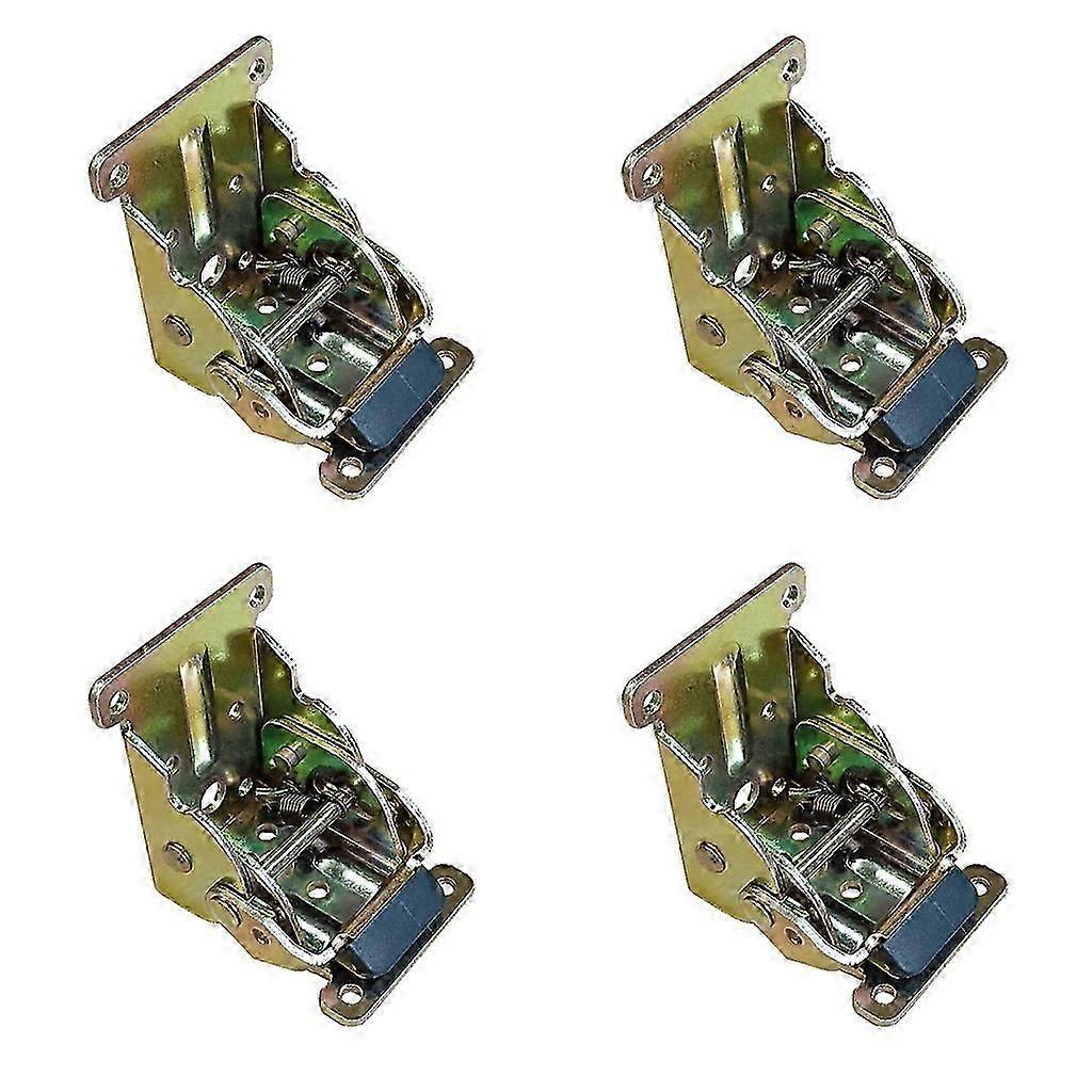 Self Locking Hinge Chair Leg Bracket 4 Pack for Worktable Bed Folding Legs