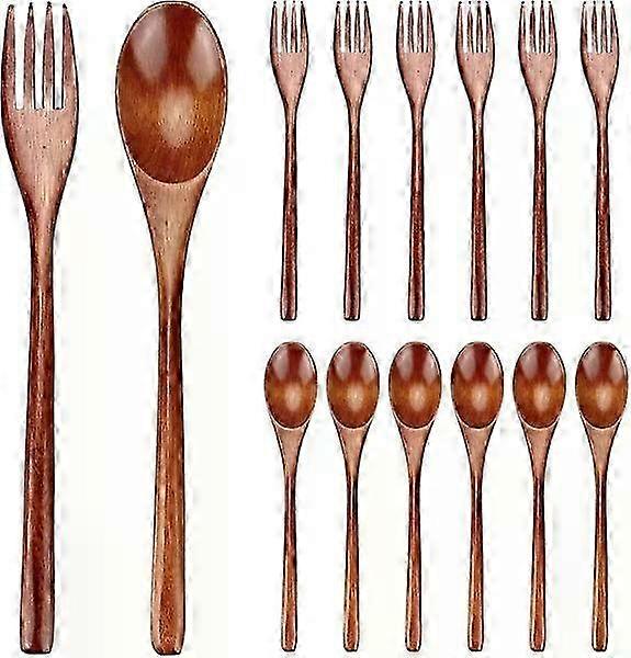 Smooth 12-Piece Wooden Dining Set