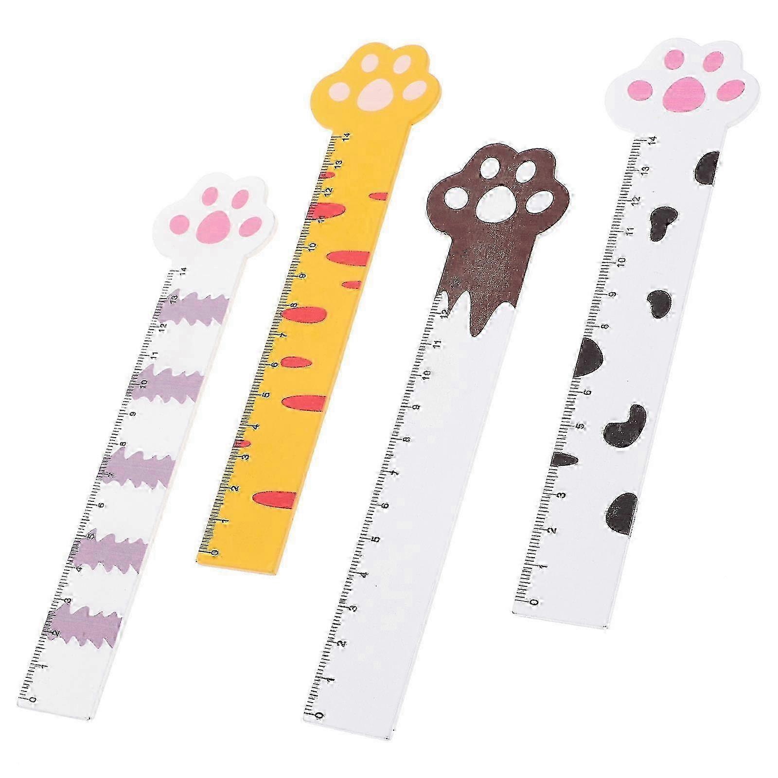 Cartoon Scale Wooden Bookmark Set