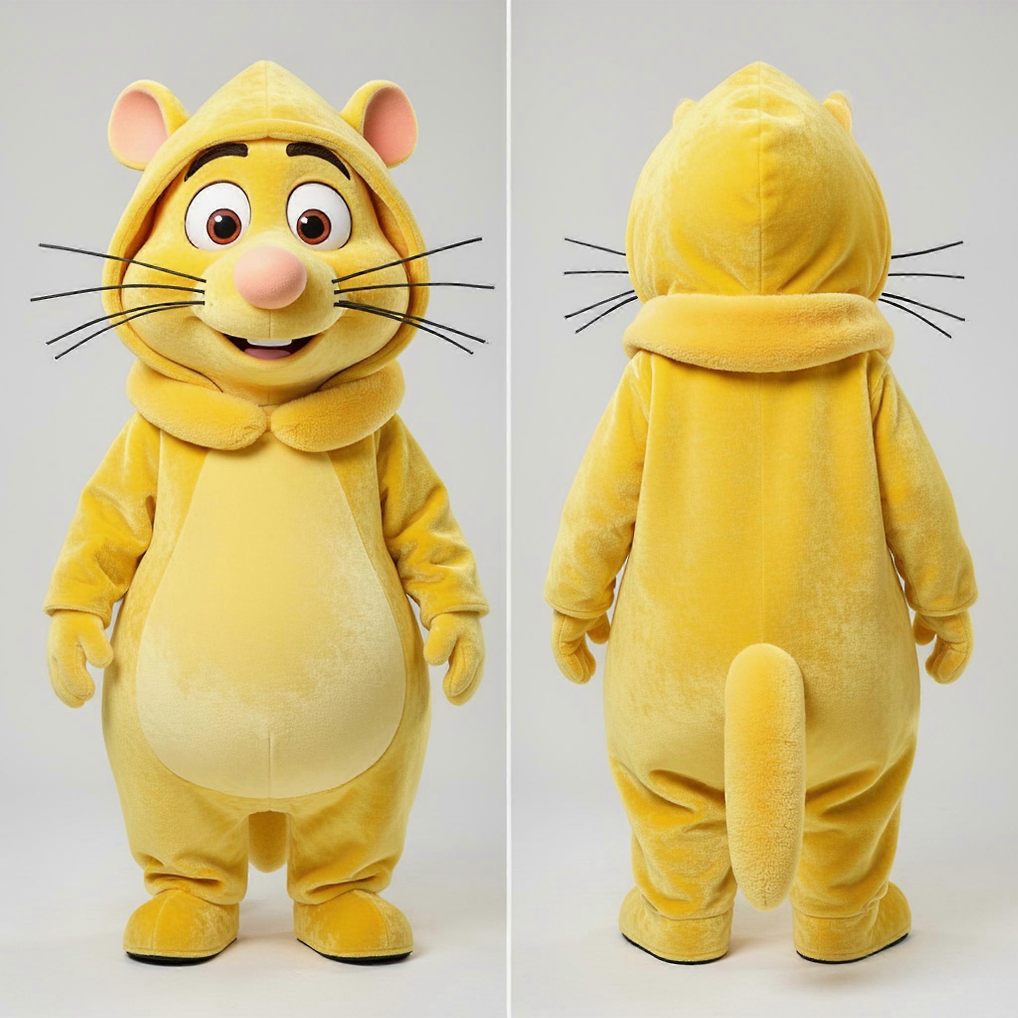 MASTICOT Lemon Yellow Whimsical Ratatouille Mascot