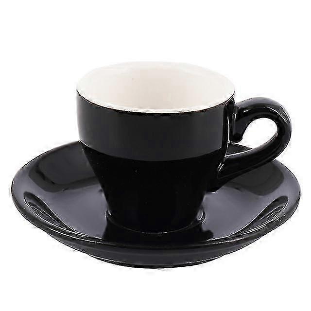Macaron Espresso Black Italian Coffee Cup