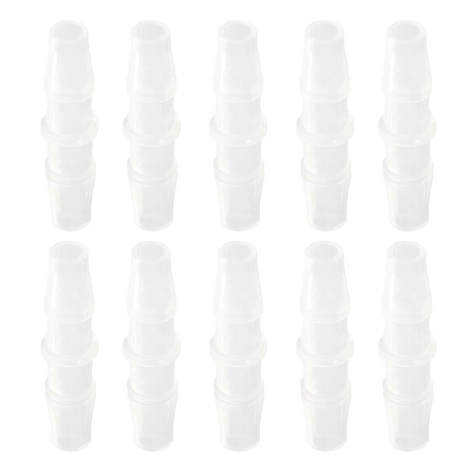10Pcs Hose Fitting PP Tube Connector Joint Equal Diameter Straight Through Set Kit