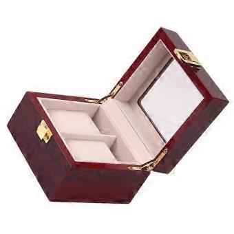 Storage Case for Portable Watches 1Pcs Brown Watch Holder