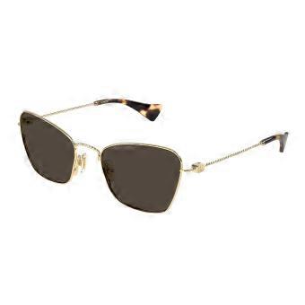 Valentino VG0063S 002 Full Rim Gold Women Cat Eye Sunglasses UV3 Original