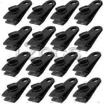 12 Pieces Tarpaulin Clips Multifunctional Tarpaulin Clips