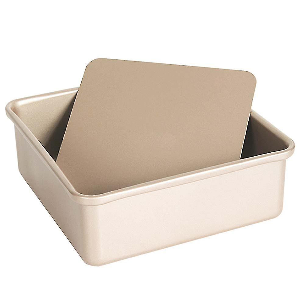 8.5 Inch Non-stick Squre Loose Bottom Tins Bread Baking Pan
