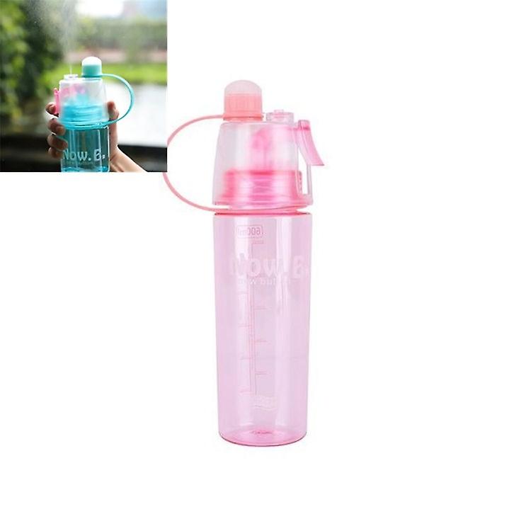 600ML Creative Spray Water BottleBlack