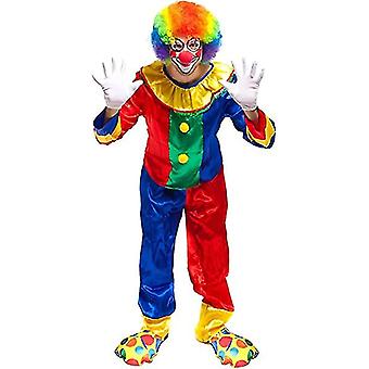 NAUZE Chaussures De Clown Géantes Arc-en-Ciel – Accessoire Déguisement Halloween & Fête – Taille Adulte 26,5 Cm