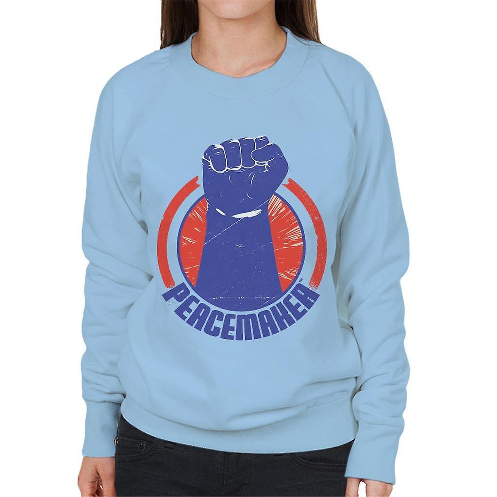 Peacemaker Blue Fist Women's Sweatshirt