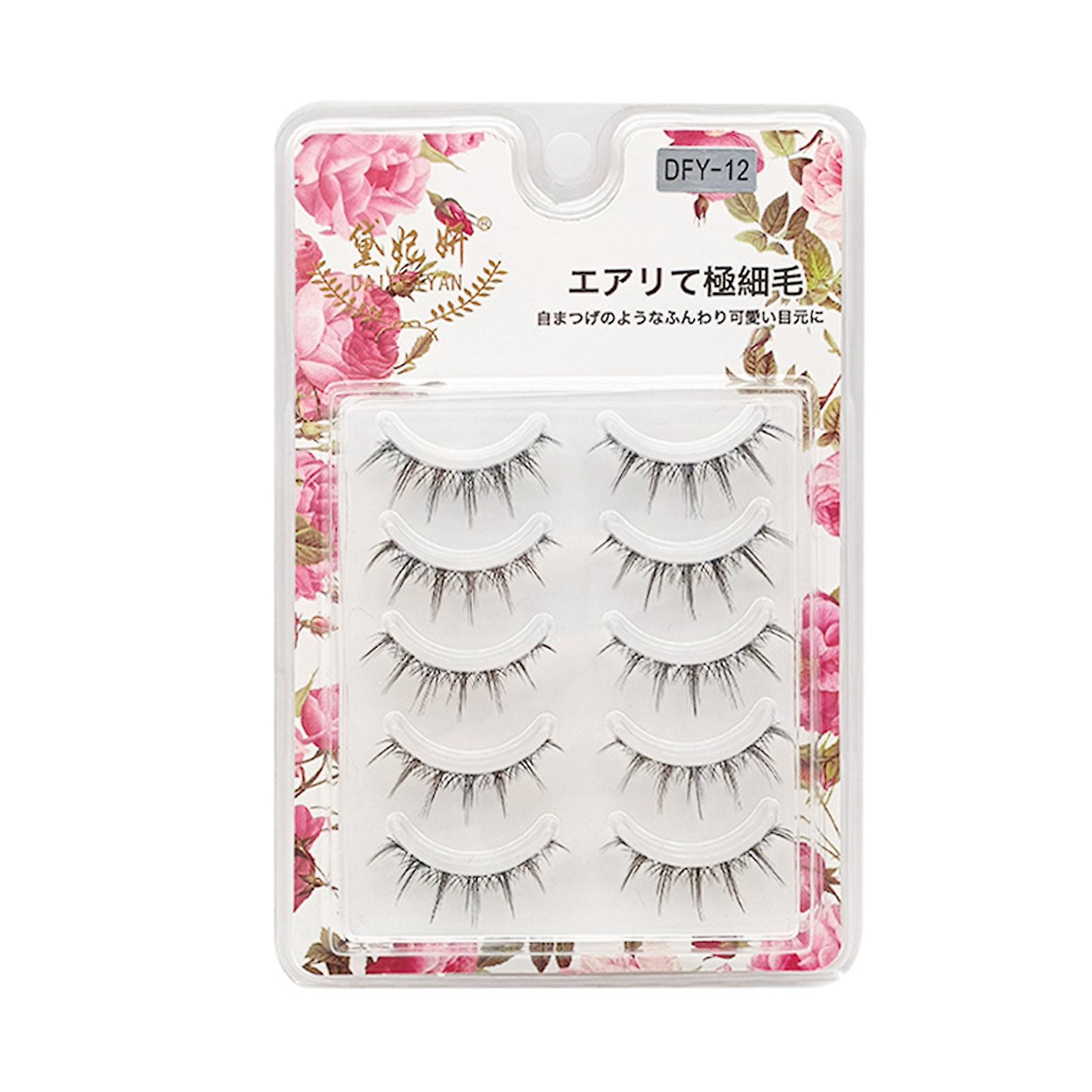 Longer Models Cartoon Eyes False Eyelashes Diy Lashes Fluffy Effect Lightweight
