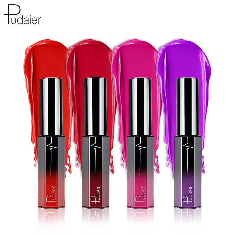 Semi Matte Liquid Lipstick Lips Makeup Half Moisturizing Lip Gloss Makeup Cosmetics Moisturizer Lipgloss Make Up Batom