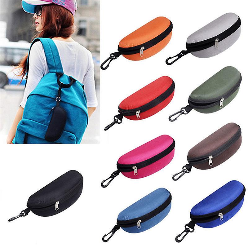 Zipper Eye Glasses Sunglasses Hard Case Protector Glasses Holder New Portable