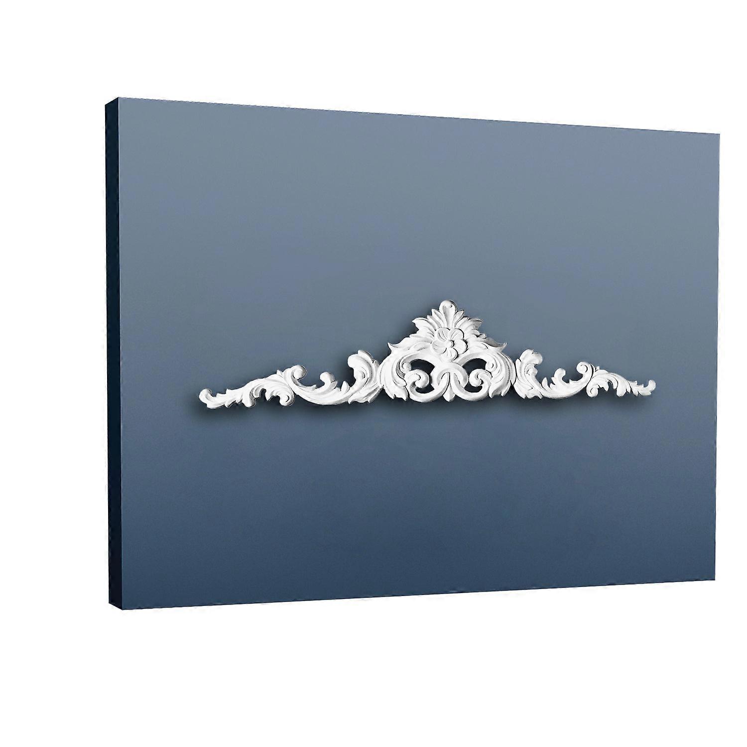 Orac Decor 1 x Pediment D170 LUXXUS white Purotouch® pre-primed lightweight, sturdy, dimensionally stable
