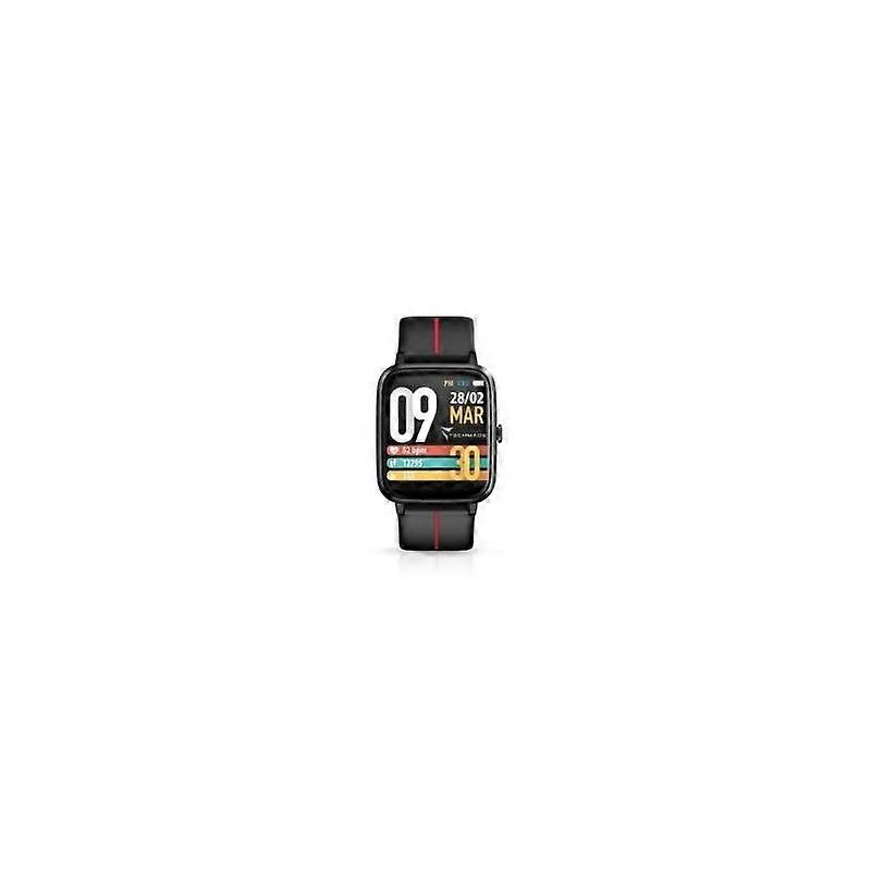 Techmade Smartwatch Move Alum. Gps 1.3" Spacegrey+black/red